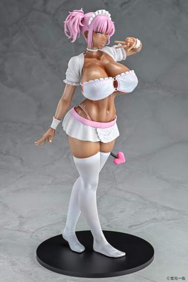 Black Gal Maid Succubus Cocoa Pink Version (Original Character) PVC-Statue 1/6 30cm Q-Six 