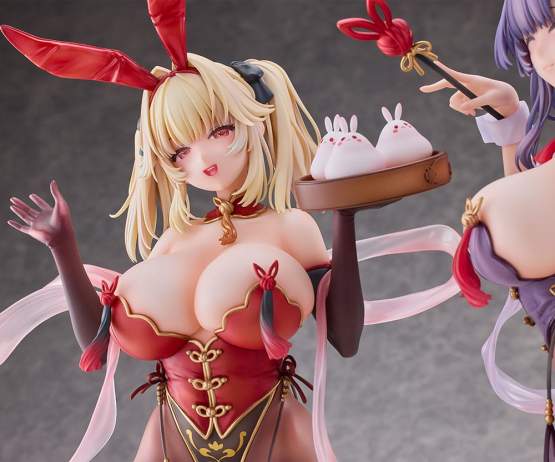 Cheongsam Bunny Yuri & Stella (Moehime Union) PVC-Statue 1/4 45cm BINDing 