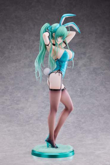 Green Twin Tail Bunny-chan (Original Character) PVC-Statue 1/6 43cm PartyLook 