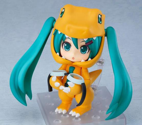 Hatsune Miku Kigurumi Agumon Version (Character Vocal Series 01) Nendoroid 1439 Actionfigur 10cm Good Smile Company 