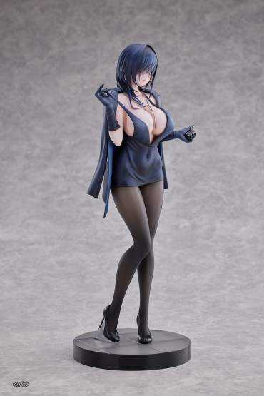 Ishimi Yokoyama Black One-piece Dress Version illustration by Bara (Original Character) PVC-Statue 1/6 28cm Hanabee 