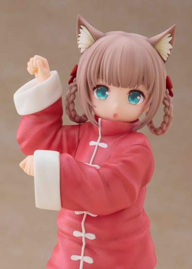 Kinako Nyang fu Version (My Cat Is a Kawaii Girl Palette Dress-Up Collection) PVC-Statue 1/6 15cm Golden Head 