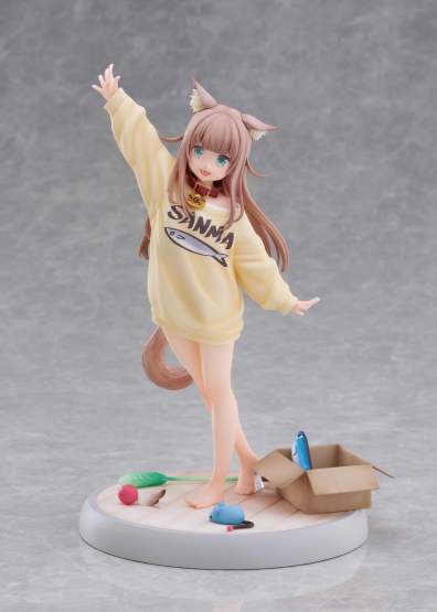 Kinako Play With Version AmiAmi Limited Edition (My Cat Is a Kawaii Girl) PVC-Statue 1/6 21cm Golden Head 