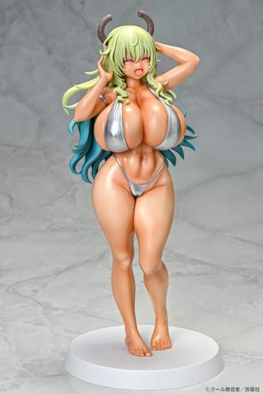 Lucoa Bikini Style Suntan Version (Miss Kobayashi's Dragon Maid) PVC-Statue 1/7 26cm Q-Six 