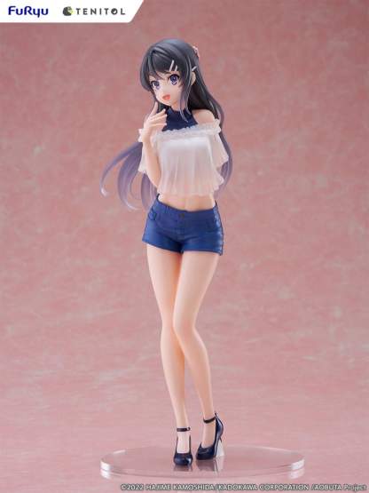 Mai Sakurajima (Rascal Does Not Dream of Bunny Girl Senpai) Tenitol PVC-Statue 29cm FuRyu 