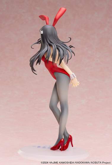 Mai Sakurajima Red Bunny Girl Version (Rascal Does Not Dream of Bunny Girl Senpai) PVC-Statue 1/7 27cm Aniplex 