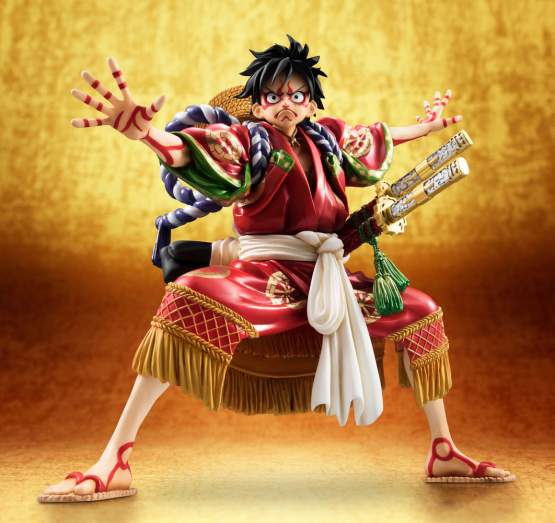 Monkey D. Luffy Kabuki Edition (One Piece) Excellent Model P.O.P. PVC-Statue 1/8 21cm Megahouse 