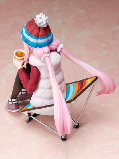 Nadeshiko Kagamihara Premium Noodle Stopper (Laid-Back Camp) PVC-Statue 1/8 13cm FuRyu 