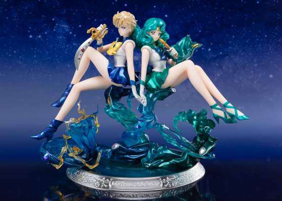 Sailor Neptun & Sailor Uranus (Sailor Moon) FiguartsZERO Chouette PVC-Statuen-Set 16-17cm Bandai Tamashii Nations 