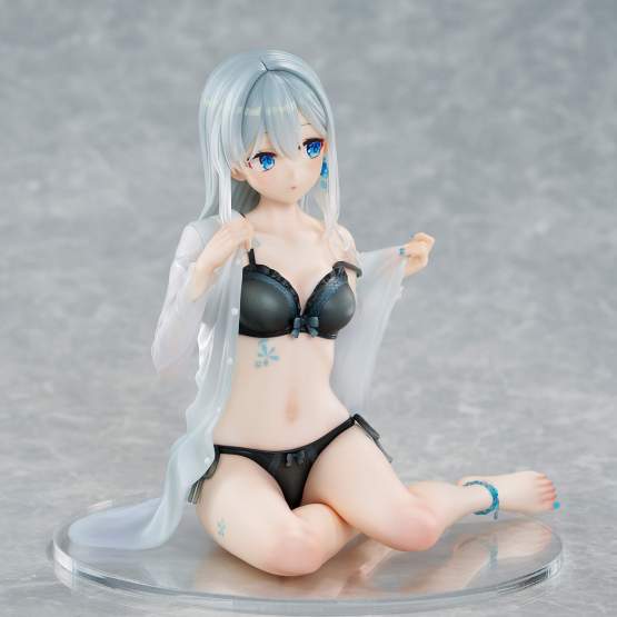 Silver-Haired Girl Sky Blue Morning Special Outfit Version by Fuumi Illustration (Original Character) PVC-Statue 1/7 16cm Union Creative 