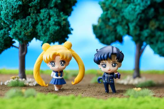 Three Lights / Star Lights (Sailor Moon) Petit Chara PVC-Statuen 4Stk. 6cm Megahouse 