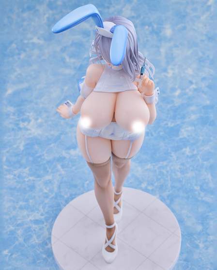 Blue Nurse Bunny (Original Character) PVC-Statue 1/6 29cm Pink Cat 