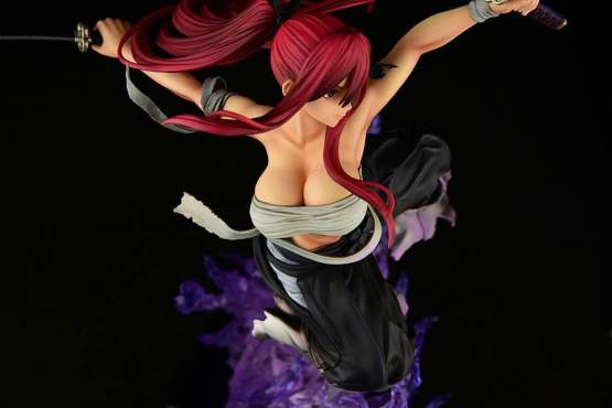 Erza Scarlet Samurai Version Shikkoku (Fairy Tail) PVC-Statue 1/6 43cm Orca Toys 