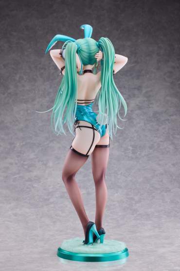 Green Twin Tail Bunny-chan (Original Character) PVC-Statue 1/6 43cm PartyLook 