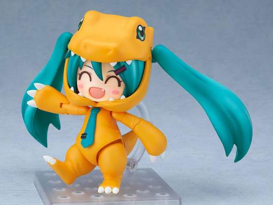 Hatsune Miku Kigurumi Agumon Version (Character Vocal Series 01) Nendoroid 1439 Actionfigur 10cm Good Smile Company 