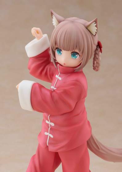 Kinako Nyang fu Version (My Cat Is a Kawaii Girl Palette Dress-Up Collection) PVC-Statue 1/6 15cm Golden Head 