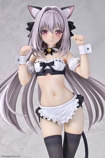 Luna Sakurakouji Cat Maid Version (Tsuki ni Yorisou Otome no Sahou) PVC-Statue 1/6 26cm Q-Six 