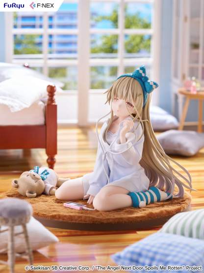 Mahiru Shiina Relax Version (The Angel Next Door Spoils Me Rotten) F:Nex PVC-Statue 1/7 14cm FuRyu 