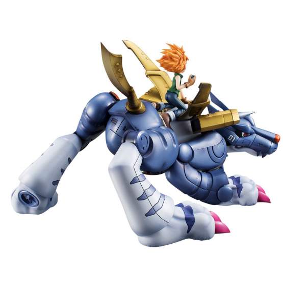 Metal Garurumon & Ishida Yamato re-run (Digimon Adventure) G.E.M. PVC-Statue 30cm Megahouse 