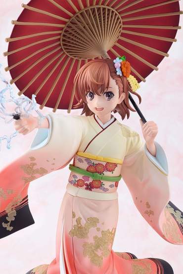 Mikoto Misaka Furisode Kimono Version (A Certain Scientific Railgun T) PVC-Statue 1/7 28cm Kadokawa 