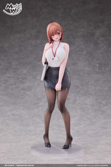 OL-chan Illustration by Udon. (Original Character) PVC-Statue 1/6 28cm Model Way 