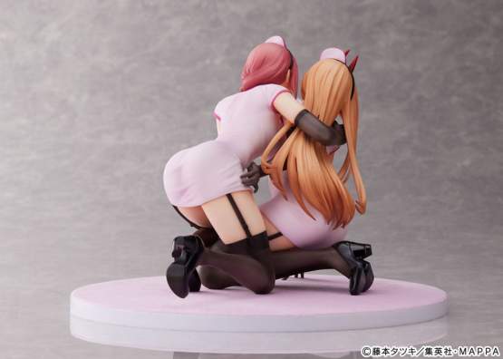 Power & Makima Nurse Version (Chainsaw Man) PVC-Statue 1/7 147cm FuRyu 