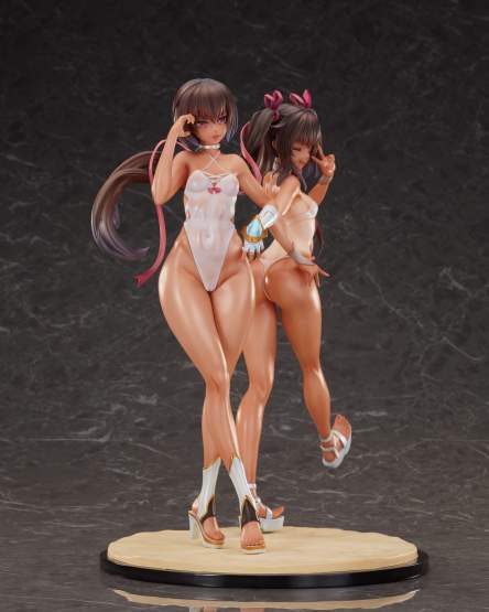 Adult Yukikaze and Young Yukikaze Swimsuits Version (Taimanin RPG) PVC-Statuen-Set 1/6 28cm Magi Arts 