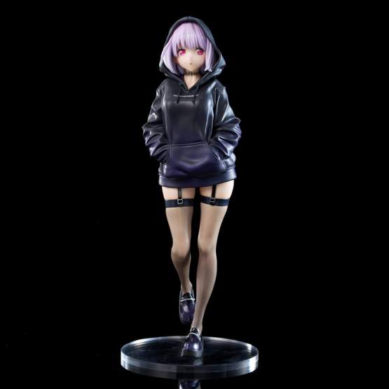 Akane Shinjo (Gridman Universe) Zozo Black Collection PVC-Statue 23cm Union Creative 