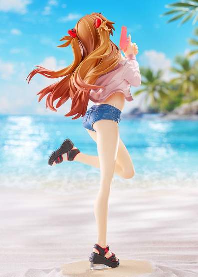 Beach Queens: Asuka Shikinami Langley L-Size (Rebuild of Evangelion) POP UP PARADE L PVC-Statue 22cm Good Smile Company 