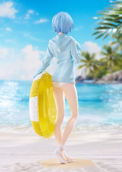 Beach Queens: Rei Ayanami L-Size (Rebuild of Evangelion) POP UP PARADE L PVC-Statue 22cm Good Smile Company 