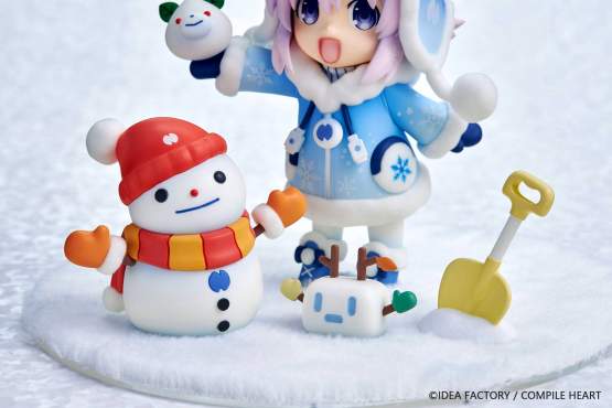Dekachiccha! Snow Nep Fuwafuwa Version (Hyperdimension Neptunia) PVC-Statue 18cm Vertex 