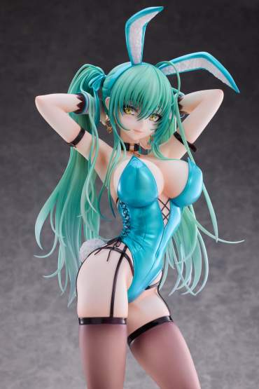 Green Twin Tail Bunny-chan (Original Character) PVC-Statue 1/6 43cm PartyLook 