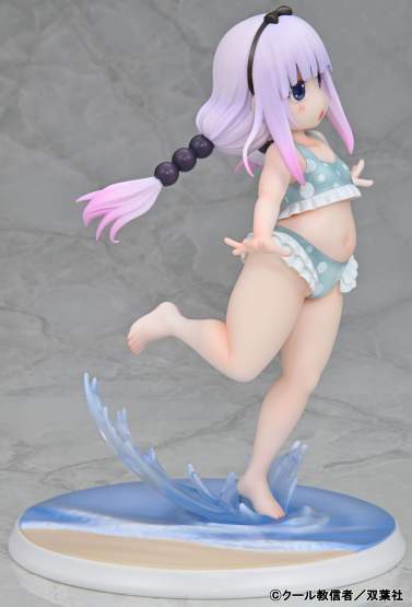 Kanna Kamui Swimsuit On the Beach Version re-run (Mishiranu Joshikousei ni Kankinsareta Mangaka no Hanashi) PVC-Statue 1/6 20cm Kaitendoh 