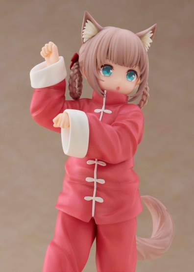 Kinako Nyang fu Version (My Cat Is a Kawaii Girl Palette Dress-Up Collection) PVC-Statue 1/6 15cm Golden Head 