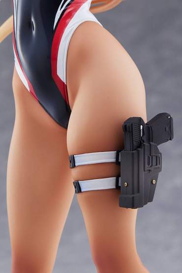 Kouhai-chan of the Swim Club Red Line Swimsuit Version (Arms Note) PVC-Statue 1/7 29cm Amakuni 