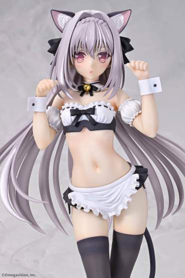 Luna Sakurakouji Cat Maid Version (Tsuki ni Yorisou Otome no Sahou) PVC-Statue 1/6 26cm Q-Six 