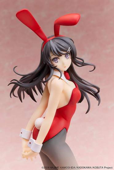 Mai Sakurajima Red Bunny Girl Version (Rascal Does Not Dream of Bunny Girl Senpai) PVC-Statue 1/7 27cm Aniplex 