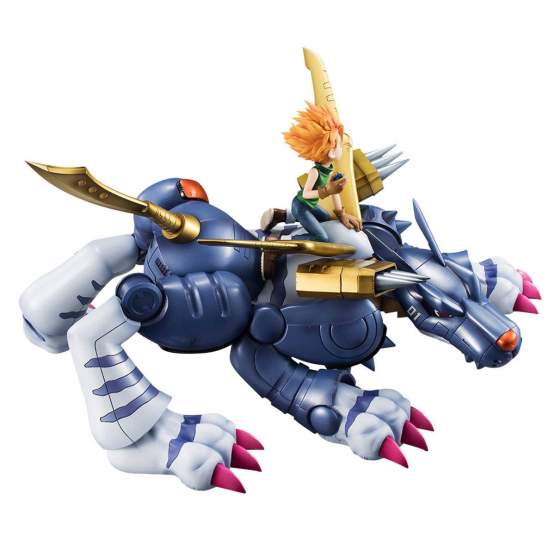 Metal Garurumon & Ishida Yamato re-run (Digimon Adventure) G.E.M. PVC-Statue 30cm Megahouse 