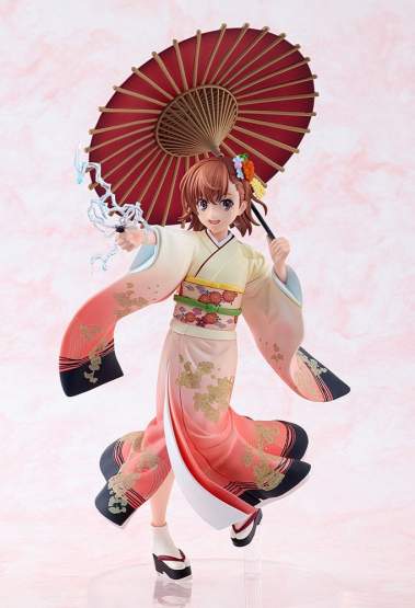 Mikoto Misaka Furisode Kimono Version (A Certain Scientific Railgun T) PVC-Statue 1/7 28cm Kadokawa 