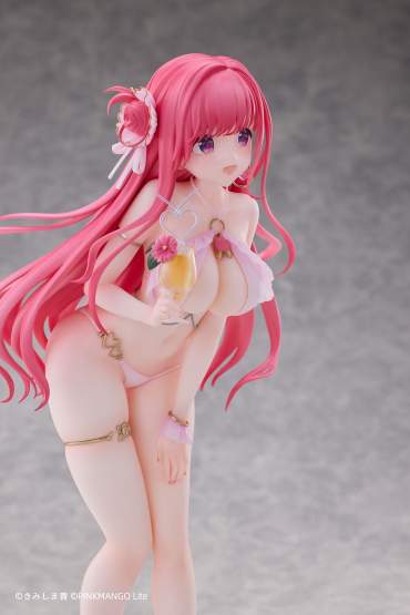 Riko chan Bonus Limited Edition illustration by Ao Kimishima (Original Character) PVC-Statue 1/6 26cm PinkMango 
