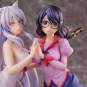 Tsubasa Hanekawa Set re-run (Nekomonogatari Monogatari Series) PVC-Statue 19cm Union Creative 