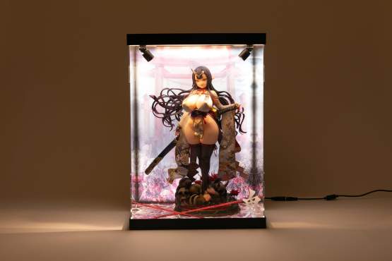 Acryl Display Case mit Beleuchtung Inbina Rasethuhime Saki M Edition 39cm SHINSAI 