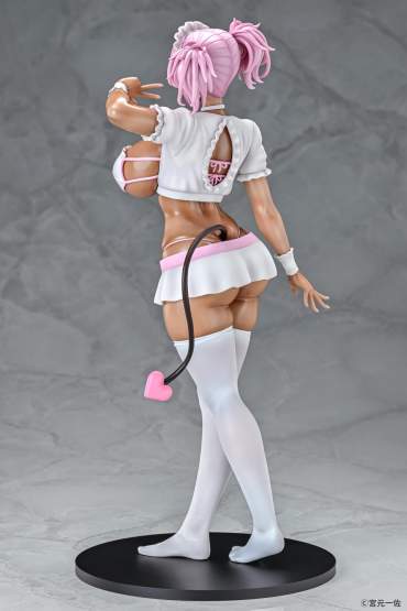 Black Gal Maid Succubus Cocoa Pink Version (Original Character) PVC-Statue 1/6 30cm Q-Six 