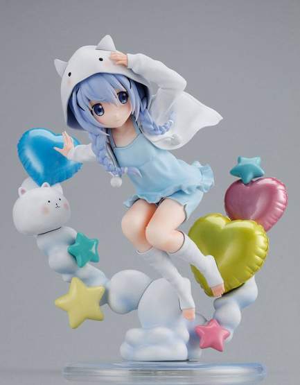 Chino Tippy Hoodie Version (Is the Order a Rabbit BLOOM) PVC-Statue 1/6 21cm Sol International 