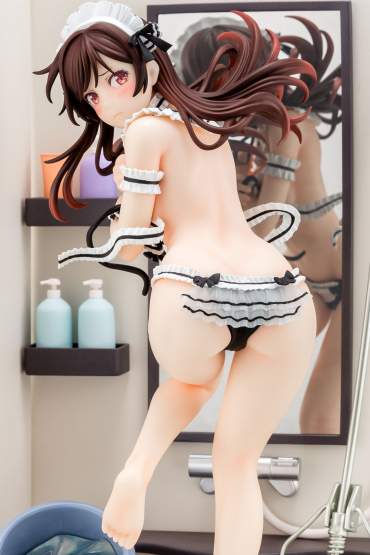 Chizuru Mizuhara Maid Bikini de cleanup (Rent-A-Girlfriend) PVC-Statue 1/6 24cm Hakoiri Musume 