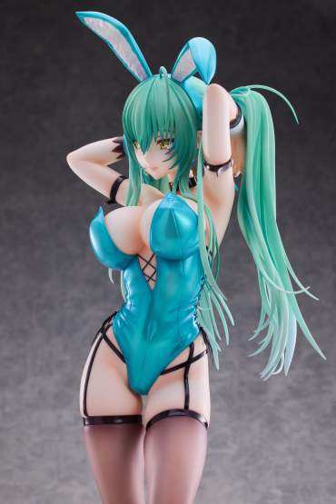 Green Twin Tail Bunny-chan (Original Character) PVC-Statue 1/6 43cm PartyLook 