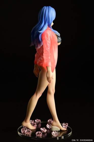 Jubia Lokser Gravure Style see-through wet shirt Black Bikini!! (Fairy Tail) PVC-Statue 1/6 25cm Orca Toys 