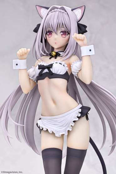 Luna Sakurakouji Cat Maid Version (Tsuki ni Yorisou Otome no Sahou) PVC-Statue 1/6 26cm Q-Six 