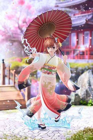 Mikoto Misaka Furisode Kimono Version (A Certain Scientific Railgun T) PVC-Statue 1/7 28cm Kadokawa 