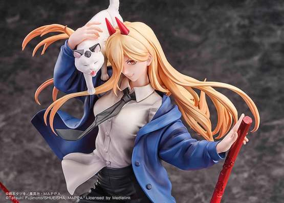 Power & Meowy (Chainsaw Man) PVC-Statue 1/7 28cm SEGA 